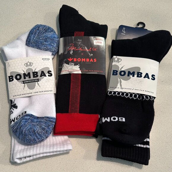 Bombas Assorted Socks (Muhammad Ali, Ankle, and Compression) - Picture 1 of 2